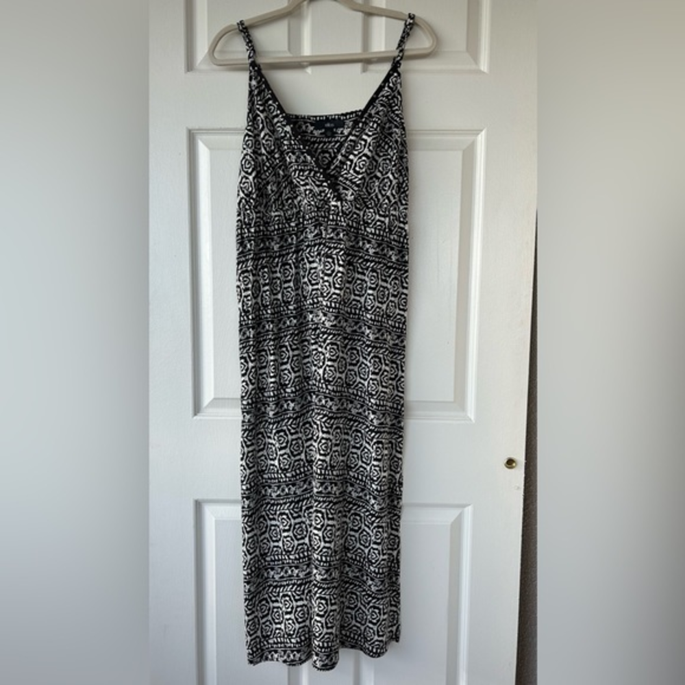Ellos Maxi Dress Deep V Spaghetti Straps 14W